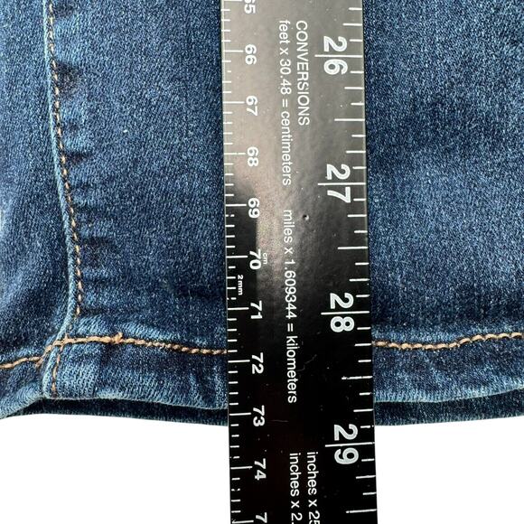 LANE BRYANT Womens 26S Short Medium Wash Mid Rise Super Stretch Bootcut Jeans - Picture 9 of 9